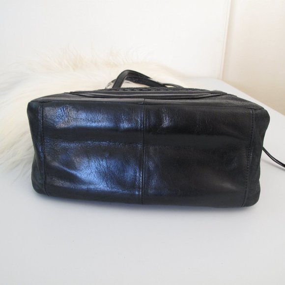 ELLIOT LUCA Woven Metallic Leather Shoulder Bag - Picture 9 of 16